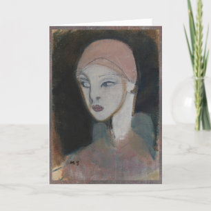Girl from the Island, Schjerfbeck Thank You Card
