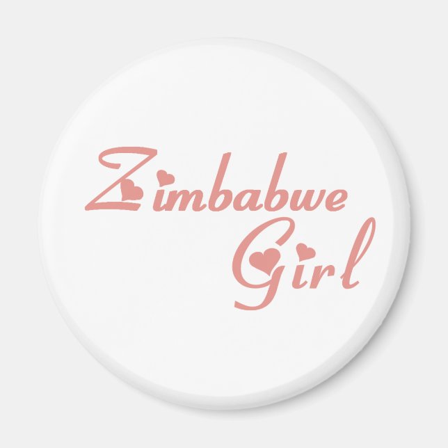 Girl from Zimbabwe Magnet (Front)