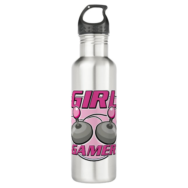 Girl Gamer  710 Ml Water Bottle (Front)
