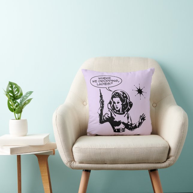 Girl Gamer  Cushion (Chair)