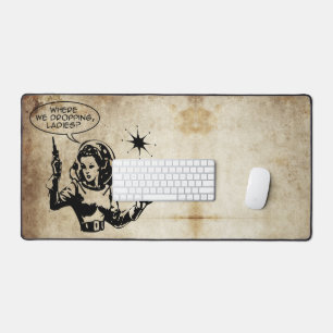 Girl Gamer Grunge Desk Mat