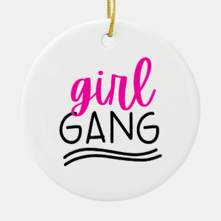 Girl Gang Ceramic Tree Decoration