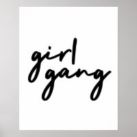 Girl Gang | Cute Girl Power Modern Feminism