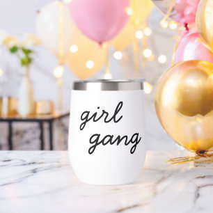 girl gang cute modern feminist girl power script 