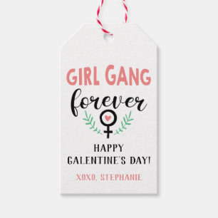 Girl Gang Forever Galentine's Day Tag