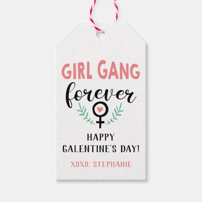 Girl Gang Forever Galentine's Day Tag (Front)