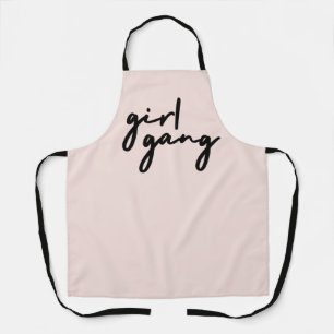 Girl Gang   Mother Daugter Cute Matching Pink Apron