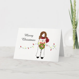 Girl Getting Ready for the Holiday Season