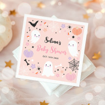 Girl Ghost Little Boo Is Due Halloween Baby Shower