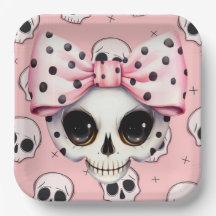 Girl Ghost Skeleton Halloween Pink Themed