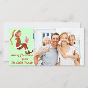 Girl gift photo card