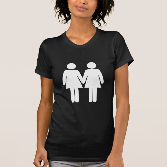 Girl + Girl Dark Tees (Front)