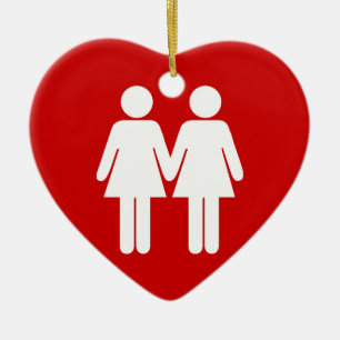 Girl + Girl Ornament