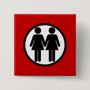 Girl + Girl Red Button