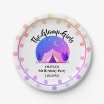Girl Glamping Camping Birthday Party