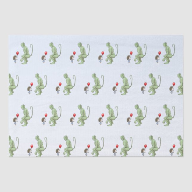 Girl & Goblin Tissue Paper (Front)