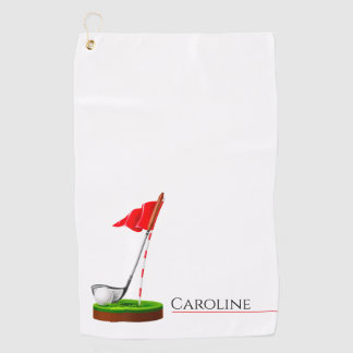 Girl Golf Player | Cool Sport Gift Towel