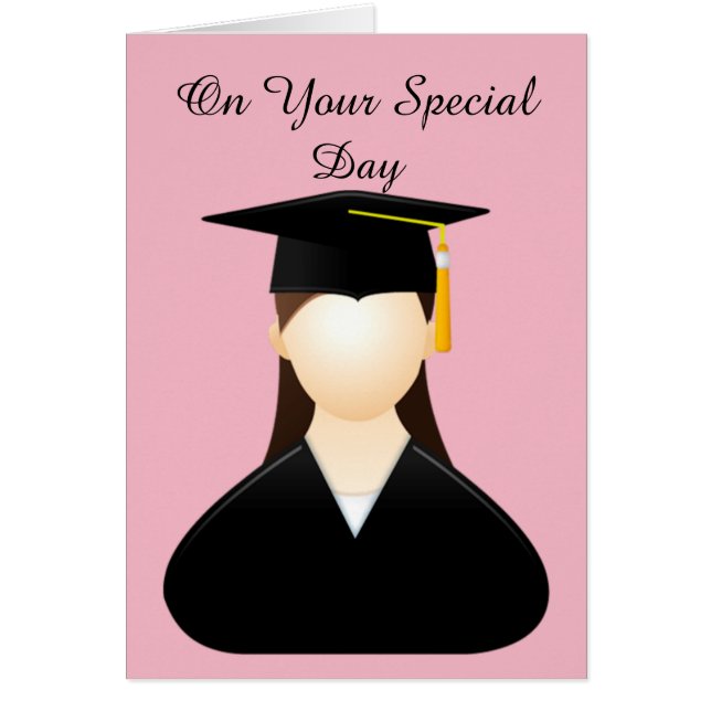 Girl Graduate Clip-Art (Front)