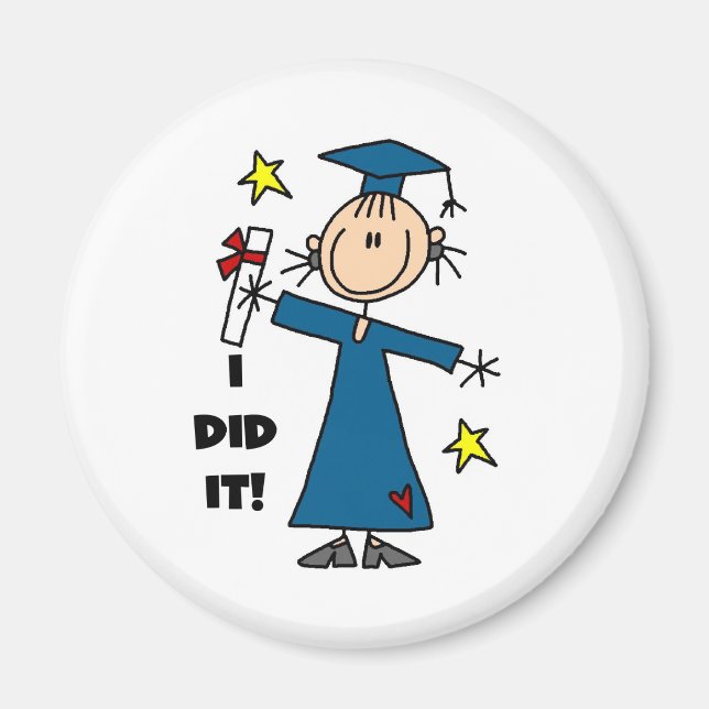 Girl Graduate Magnet (Front)