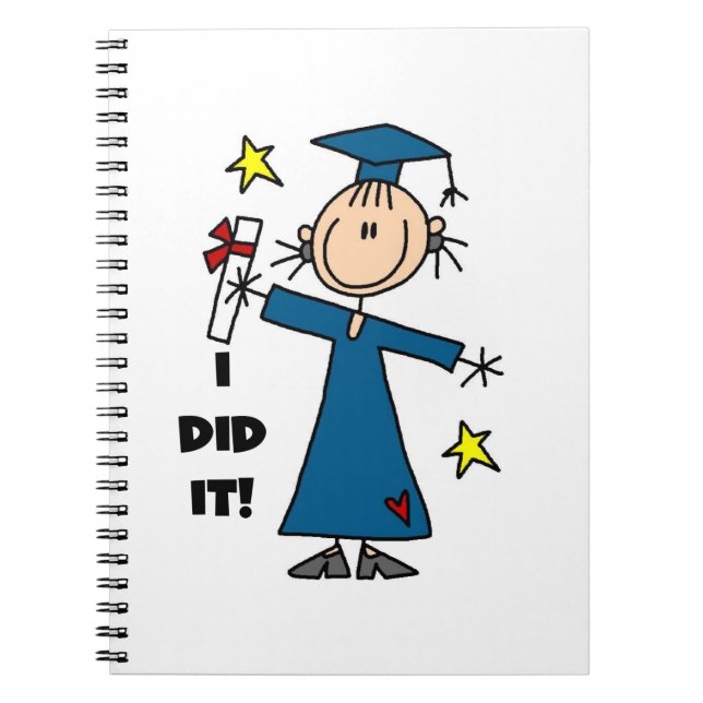 Girl Graduate Notebook (Front)