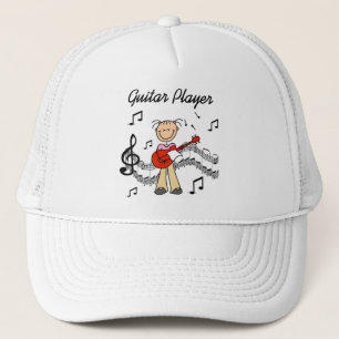 Girl Guitar Player Tshirts and Gifts Trucker Hat