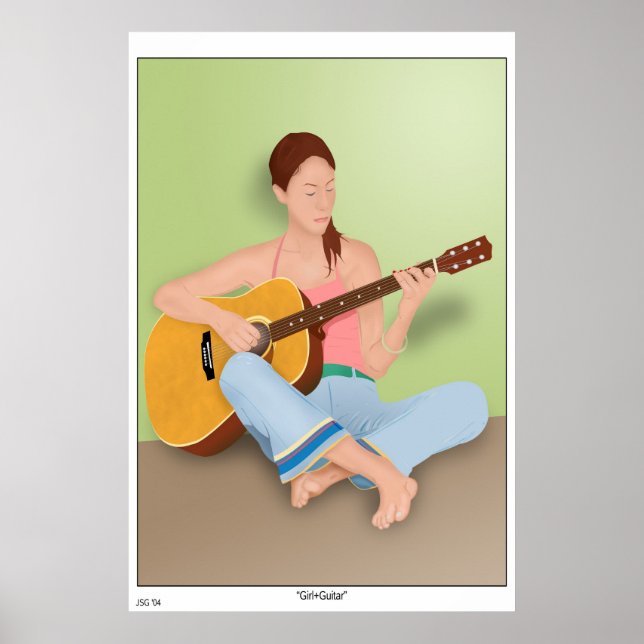 Girl+Guitar Poster (Front)