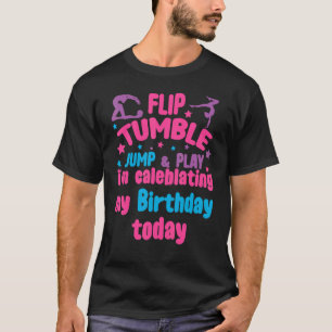Girl Gymnastics Sport Birthday Girls T-Shirt