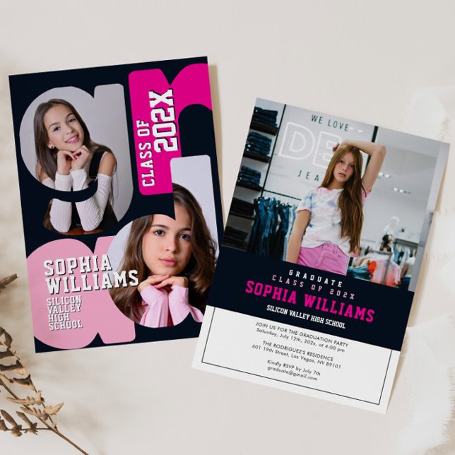 Girl High School Graduation Invitation (Creator Uploaded)