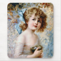 Girl holding a nest