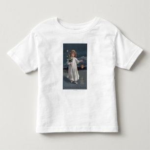 Girl Holding Tree and Lantern Toddler T-Shirt