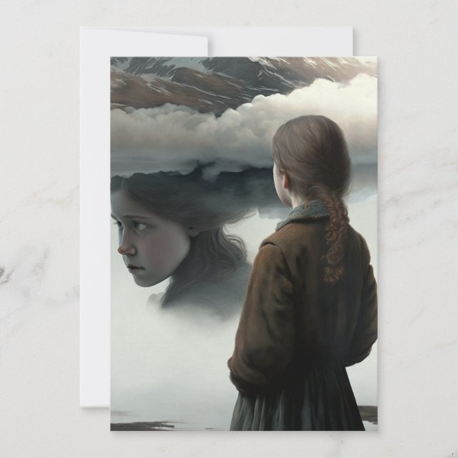 girl holiday card (Front)