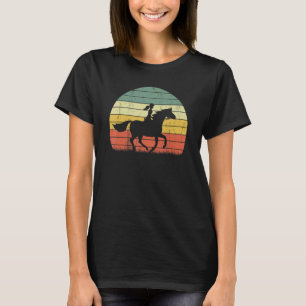 Girl Horse Riding   Vintage Cowgirl Texas Ranch T-Shirt