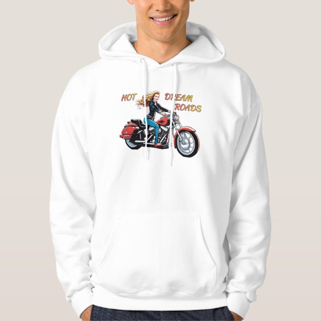 Girl Hot Dream Roads Hoodie (Front)