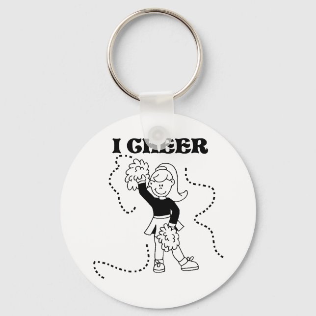 Girl I Cheer Key Ring (Front)