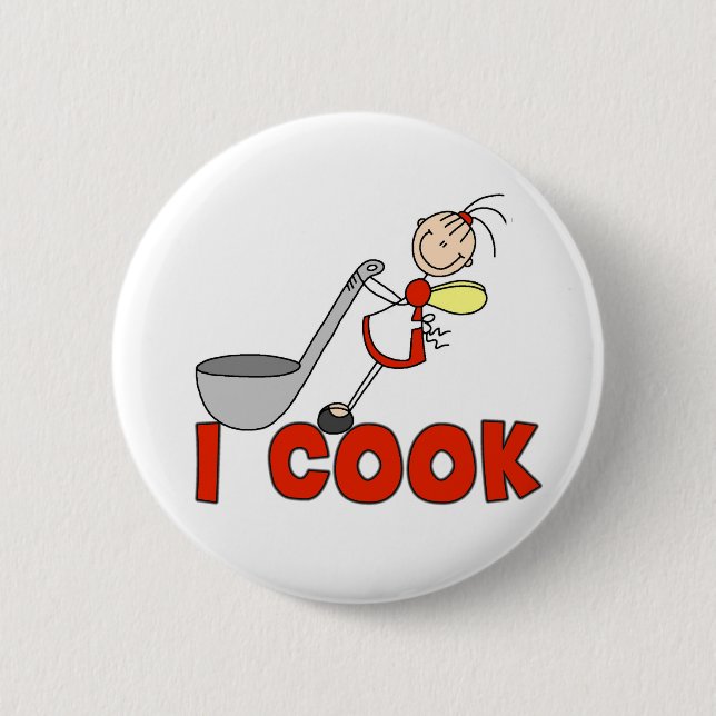 Girl I Cook Button (Front)