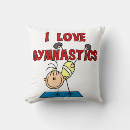 Girl I Love Gymnastics Cushion