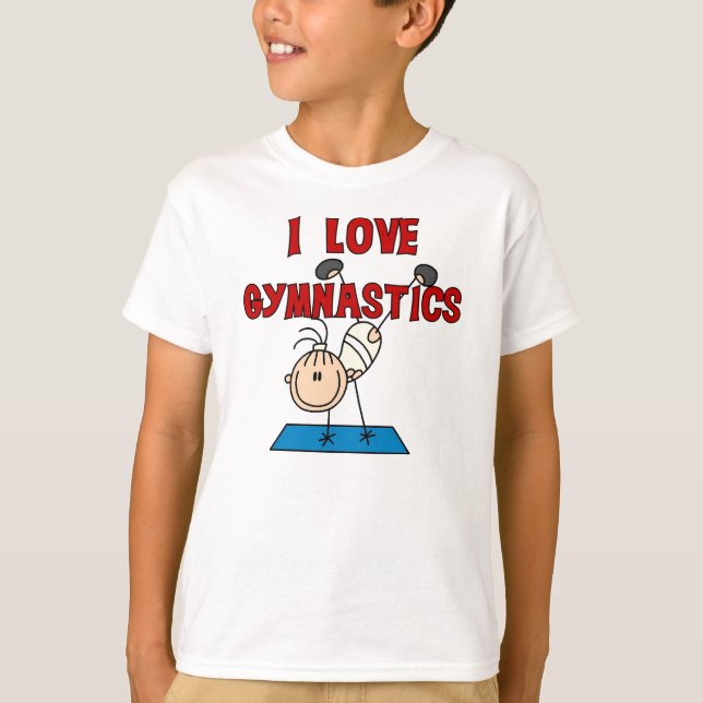 Girl I Love Gymnastics T-Shirt (Front)