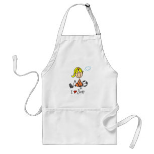 Girl I Love Soccer T-shirts and Gifts Standard Apron