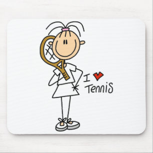 Girl I Love Tennis Mousepad