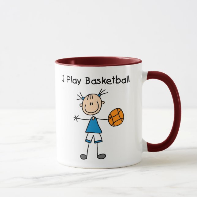 Girl I Play Basketball Mug (Right)