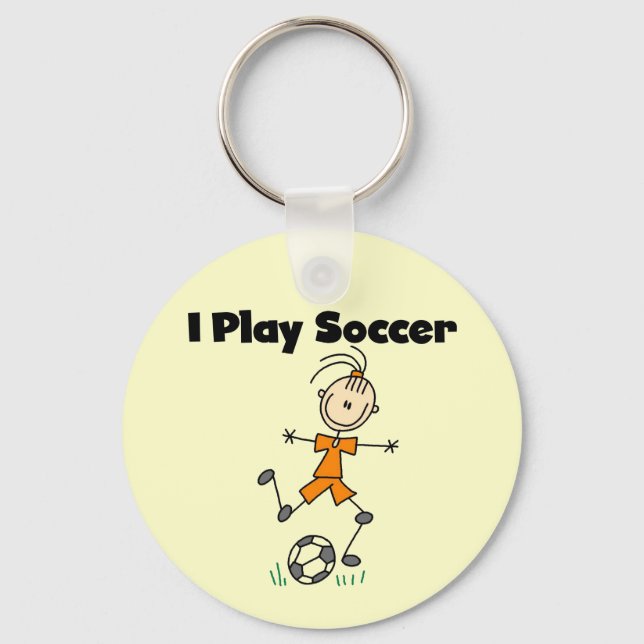 Girl I Play Soccer Tshirts and Gifts Key Ring (Front)