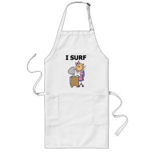 Girl I Surf the Web Tshirts and Gifts Long Apron
