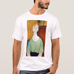 Girl in a Green Blouse, Modigliani T-Shirt