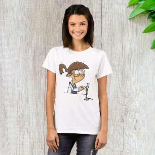Girl In A Laboratory T-Shirt