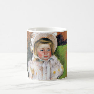 Girl in a White Bonnet, Mary Cassatt Coffee Mug