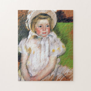 Girl in a White Bonnet, Mary Cassatt Jigsaw Puzzle