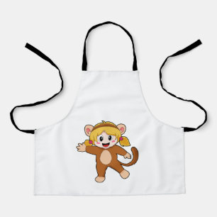 Girl in Costume as Monkey Apron