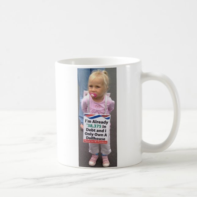 Girl In Debt Owns Only Doll House, Left-handed Coffee Mug (Right)