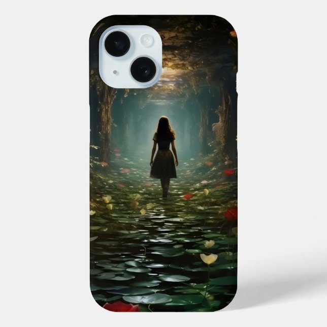 Girl in Fantasy Tunnel Case-Mate iPhone Case (Back)