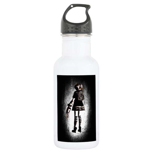 Girl in Goth 532 Ml Water Bottle (Front)